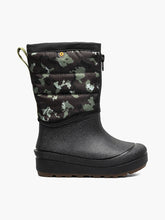 Snow Shell Zip Camo TextureKids' Winter Boots