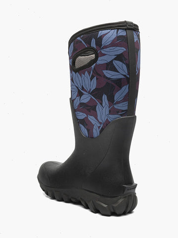 Classic Seamless Tall Outline LeavesWomen's Farm Boots