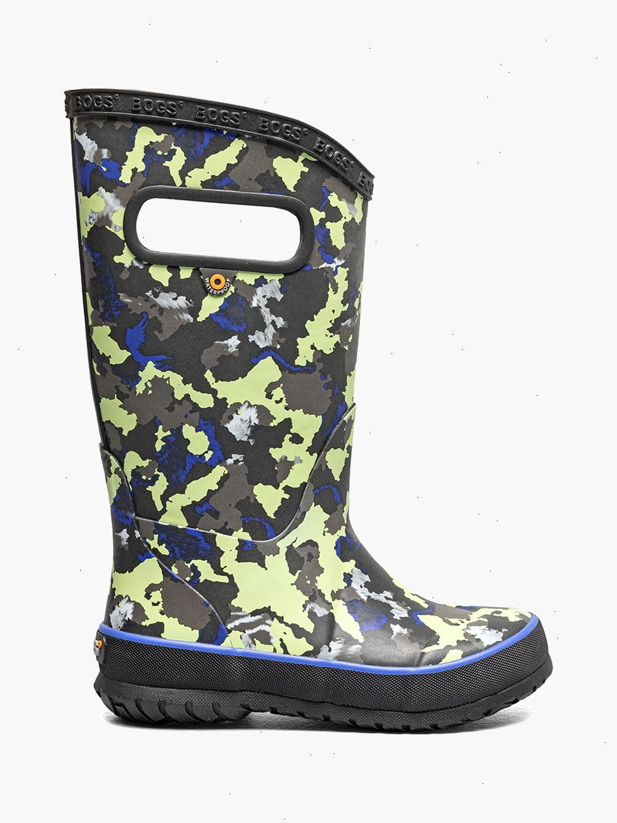 Rainboot Camo TextureKids Rainboots